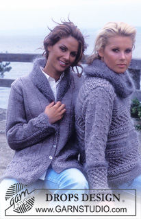 Free patterns - Damskie długie rozpinane swetry / DROPS 76-11