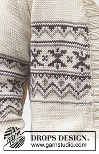 Free patterns - Męskie rozpinane swetry / DROPS 85-15
