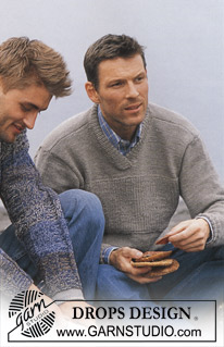 Free patterns - Męskie swetry przez głowę / DROPS 85-19