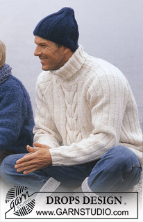 Free patterns - Męskie swetry przez głowę / DROPS 85-23