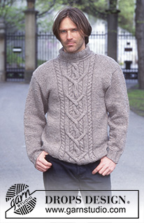 Free patterns - Męskie swetry przez głowę / DROPS 85-6