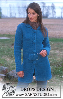 Free patterns - Damskie długie rozpinane swetry / DROPS 91-11