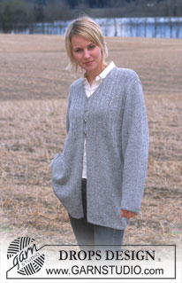 Free patterns - Damskie rozpinane swetry / DROPS 91-14