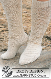 Free patterns - Naisen sukat / DROPS 93-25