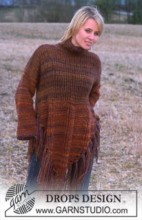 Free patterns - Poncho's voor dames / DROPS 93-31