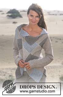 Free patterns - Damskie rozpinane swetry / DROPS 95-1