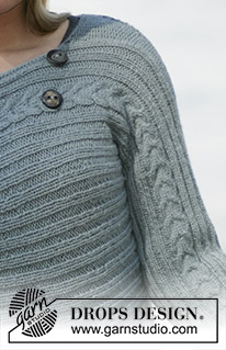 Free patterns - Damskie rozpinane swetry / DROPS 96-3