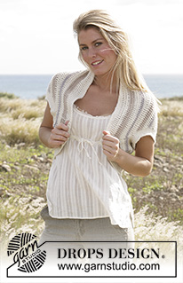 Free patterns - Rozpinane swetry z krótkim rękawem / DROPS 99-9
