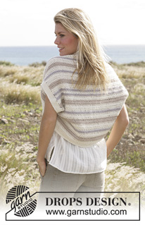 Free patterns - Rozpinane swetry z krótkim rękawem / DROPS 99-9