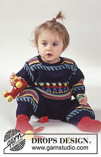 Free patterns - Gensere til baby / DROPS Baby 1-11