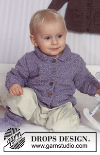 Free patterns - Swetry rozpinane dla niemowląt i małych dzieci / DROPS Baby 11-13