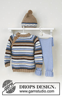 Free patterns - Swetry przez głowę dla niemowląt i małych dzieci / DROPS Baby 13-12