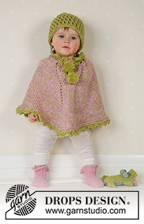 Free patterns - Ungbarnaponcho / DROPS Baby 14-1