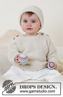 Free patterns - Swetry przez głowę dla niemowląt i małych dzieci / DROPS Baby 14-13