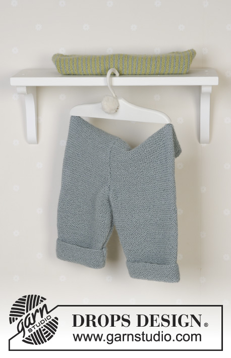 Little Fern / DROPS Baby 14-27 - Conjunto de calças e casaco em ponto jarreteira em DROPS Alpaca para bebés e crianças. Tamanhos: 1 mês - 4 anos.
