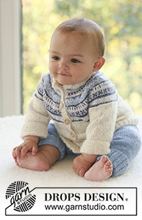 Free patterns - Sweterki dla małych dzieci z norweskimi motywami / DROPS Baby 16-10
