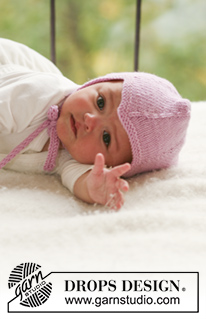 Free patterns - Czapki z nausznikami dla niemowląt i małych dzieci / DROPS Baby 16-5