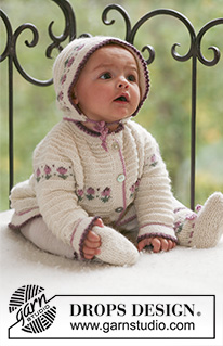 Free patterns - Czapki z nausznikami dla niemowląt i małych dzieci / DROPS Baby 17-14