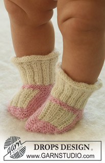 Free patterns - Socken & Schühchen für Babys / DROPS Baby 17-22