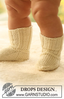 Free patterns - Calcetines y patucos para bebé / DROPS Baby 17-6