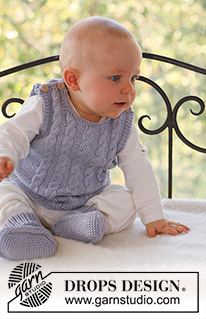 Free patterns - Topy i kamizelki dla niemowląt i małych dzieci / DROPS Baby 17-9