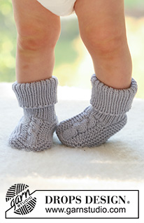 Free patterns - Baby Sokken en Slofjes / DROPS Baby 17-9