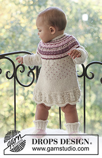 Free patterns - Sukienki dla niemowląt i małych dzieci / DROPS Baby 18-13