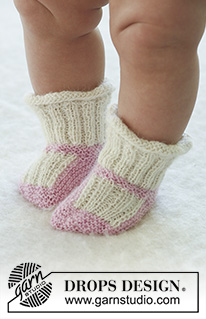 Free patterns - Baby Sokken en Slofjes / DROPS Baby 18-13
