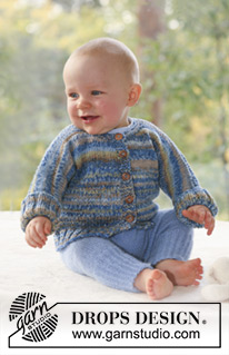Free patterns - Swetry rozpinane dla niemowląt i małych dzieci / DROPS Baby 18-17