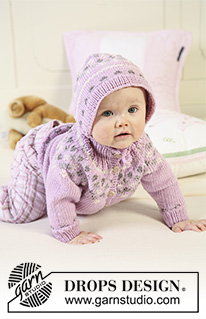 Free patterns - Czapki z nausznikami dla niemowląt i małych dzieci / DROPS Baby 19-1