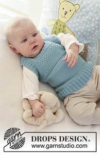 Free patterns - Topy i kamizelki dla niemowląt i małych dzieci / DROPS Baby 19-20