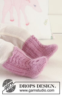 Free patterns - Calcetines y patucos para bebé / DROPS Baby 19-23