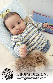 Free patterns - Swetry przez głowę dla niemowląt i małych dzieci / DROPS Baby 19-3