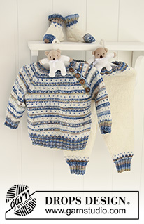 Free patterns - Swetry przez głowę dla niemowląt i małych dzieci / DROPS Baby 19-3