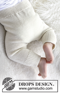 Free patterns - Spodnie dla niemowląt i małych dzieci / DROPS Baby 21-36