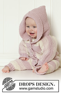 Free patterns - Sparkdräkter & Overaller till baby / DROPS Baby 25-17