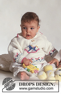 Free patterns - Gensere til baby / DROPS Baby 3-18