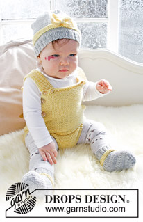 Free patterns - Sparkdräkter & Overaller till baby / DROPS Baby 31-10