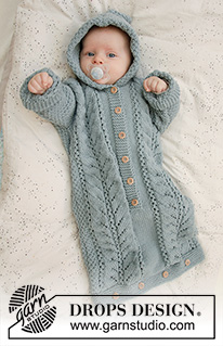 Free patterns - Śpiworki dla niemowląt i małych dzieci / DROPS Baby 33-7