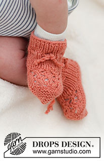 Free patterns - Skarpetki i kapcie dla niemowląt i małych dzieci / DROPS Baby 39-8