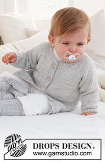 Free patterns - Swetry rozpinane dla niemowląt i małych dzieci / DROPS Baby 42-9