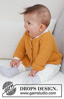 Free patterns - Koftor & Cardigans till baby / DROPS Baby 43-10