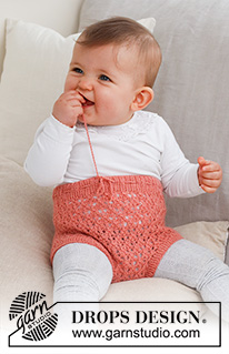 Free patterns - Spodnie dla niemowląt i małych dzieci / DROPS Baby 43-14