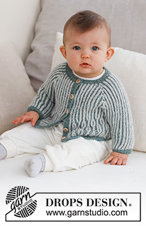 Free patterns - Swetry rozpinane dla niemowląt i małych dzieci / DROPS Baby 43-18