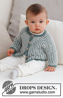 Free patterns - Swetry rozpinane dla niemowląt i małych dzieci / DROPS Baby 43-18