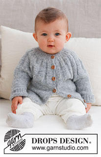 Free patterns - Koftor & Cardigans till baby / DROPS Baby 43-6
