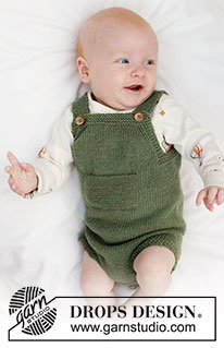 Free patterns - Baby Kruippakken en Rompers / DROPS Baby 45-10