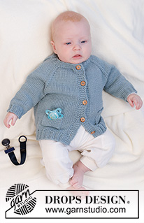 Free patterns - Koftor & Cardigans till baby / DROPS Baby 45-21