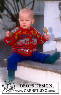Free patterns - Sweterki dla małych dzieci z norweskimi motywami / DROPS Baby 6-15