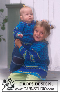 Free patterns - Dziecięce norweskie swetry przez głowę / DROPS Baby 6-7